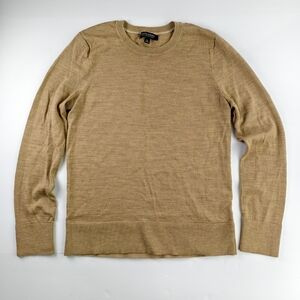 Banana Republic 100% Merino Wool Brown Sweater Timeless Minimal Classic Women M
